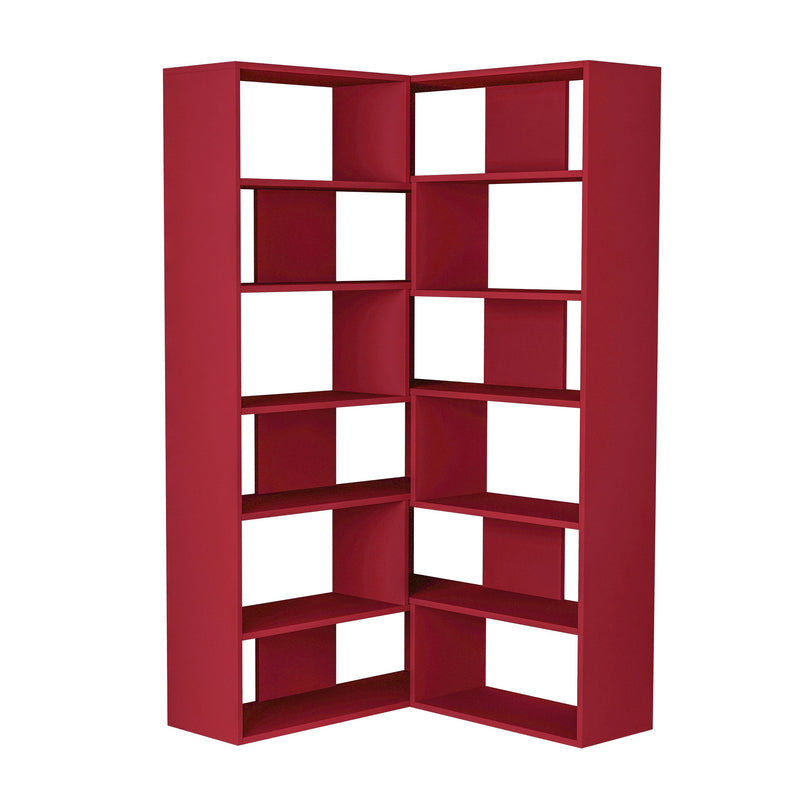 Molly Modern Corner Multipurpose Bookcase Display Unit No.4 Tall 179 cm