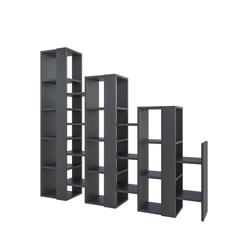 Lift Separator Modern Bookcase Display Unit Room Separator Tall 151cm