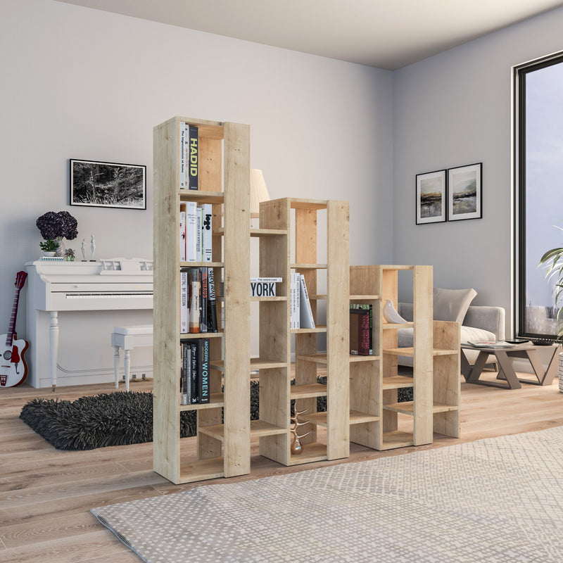 Lift Separator Modern Bookcase Display Unit Room Separator Tall 151cm