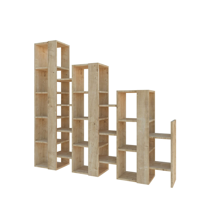 Lift Separator Modern Bookcase Display Unit Room Separator Tall 151cm
