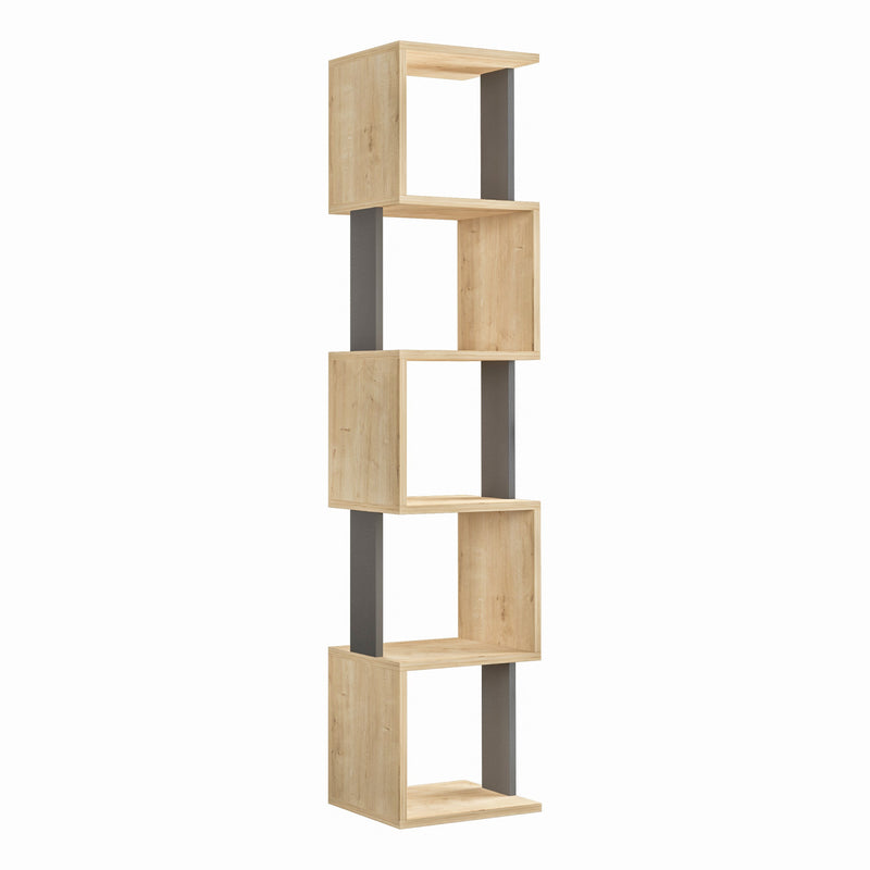 Piri Modern Bookcase Display Unit Tall 161cm