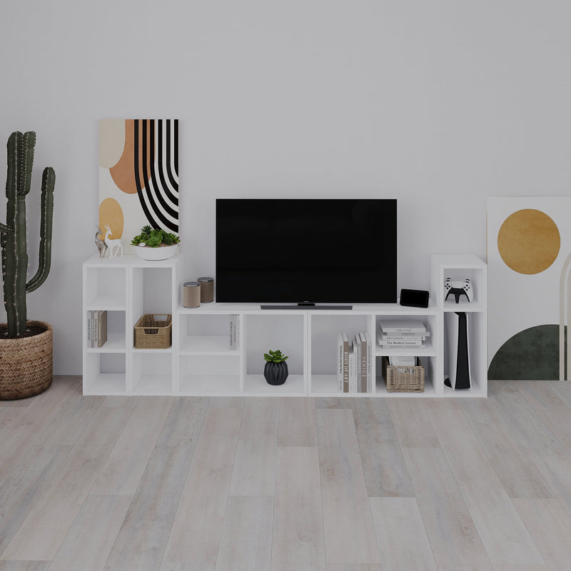 Combayn Small Low Standing Bookcase – Modular Storage Unit