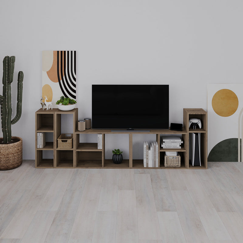 Combayn Small Low Standing Bookcase – Modular Storage Unit