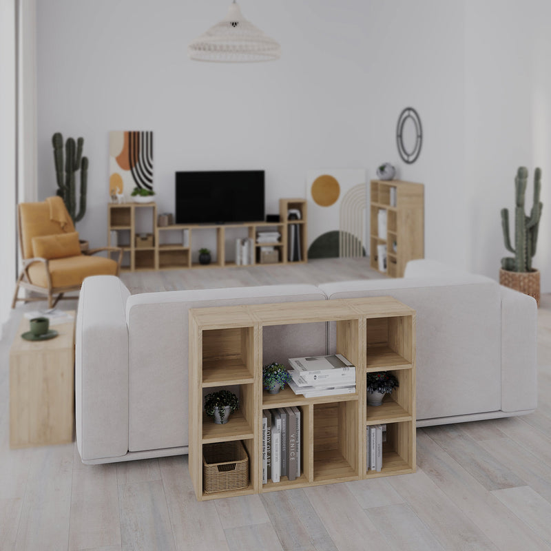 Combayn Small Low Standing Bookcase – Modular Storage Unit