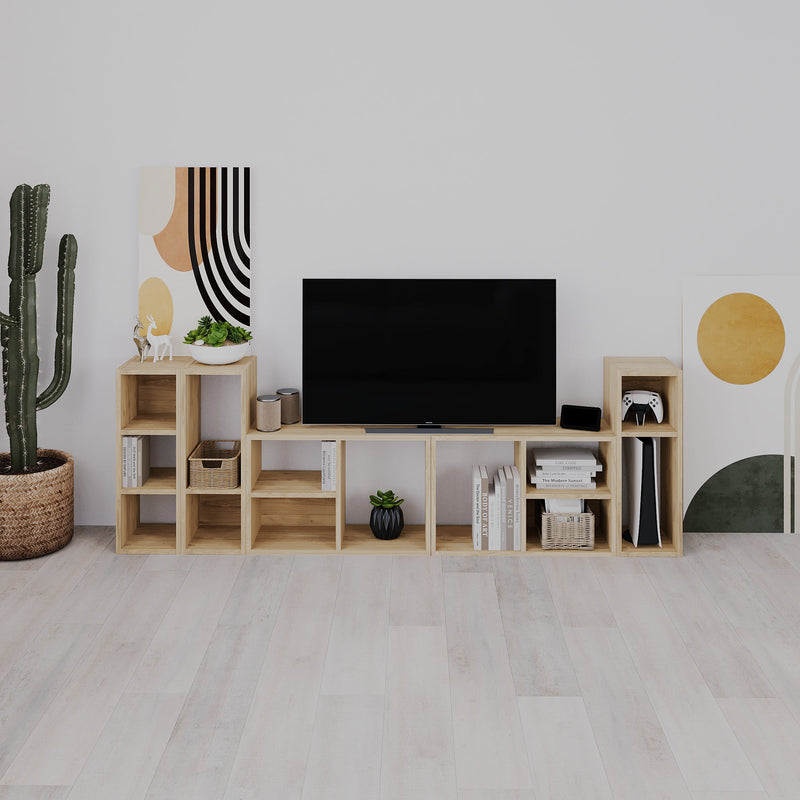 Combayn Small Low Standing Bookcase – Modular Storage Unit