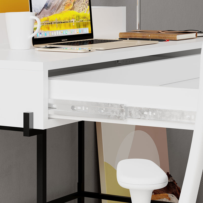 Leila Modern Desk Multipurpose Study Modern Desk Width 110cm