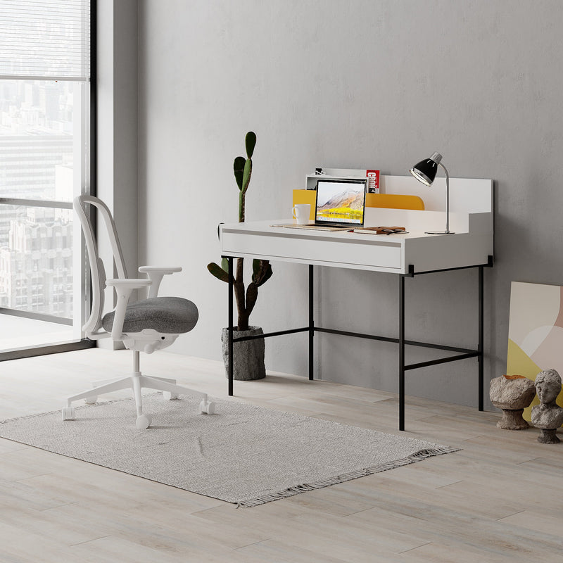 Leila Modern Desk Multipurpose Study Modern Desk Width 110cm