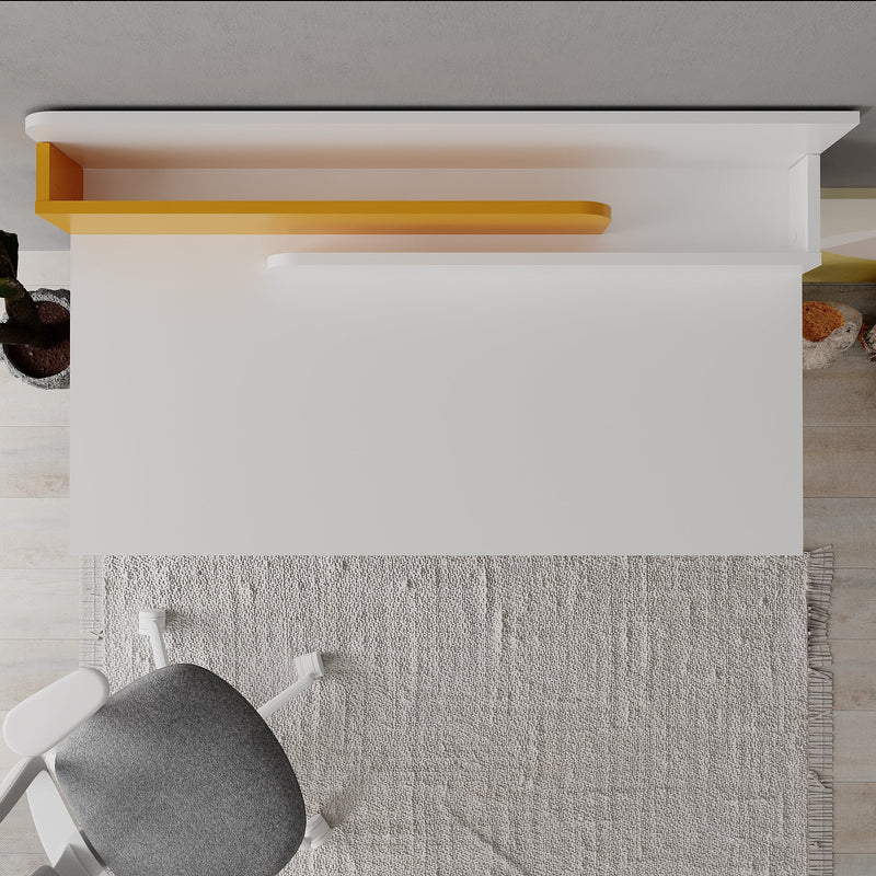 Leila Modern Desk Multipurpose Study Modern Desk Width 110cm