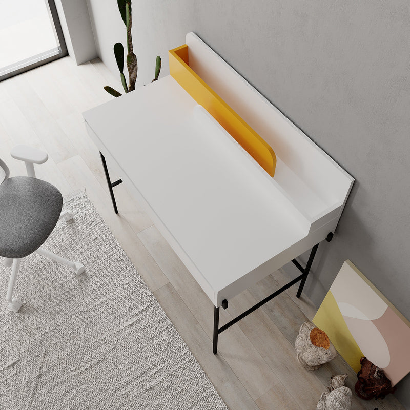 Leila Modern Desk Multipurpose Study Modern Desk Width 110cm
