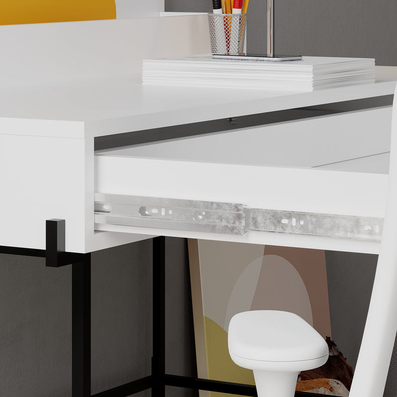 Leila Modern Desk Multipurpose Study Modern Desk Width 110cm