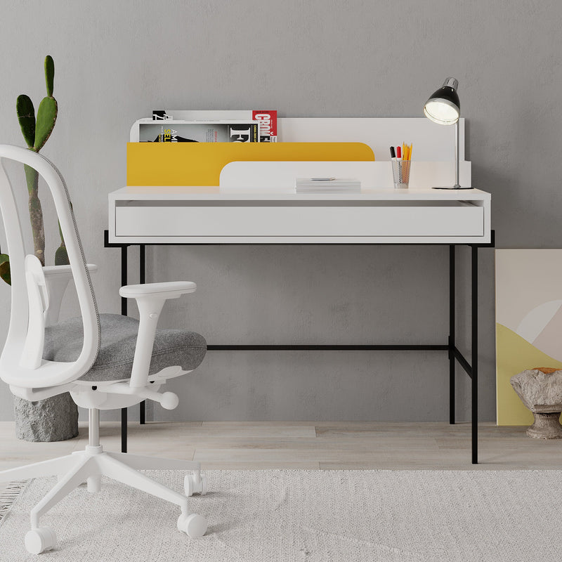 Leila Modern Desk Multipurpose Study Modern Desk Width 110cm