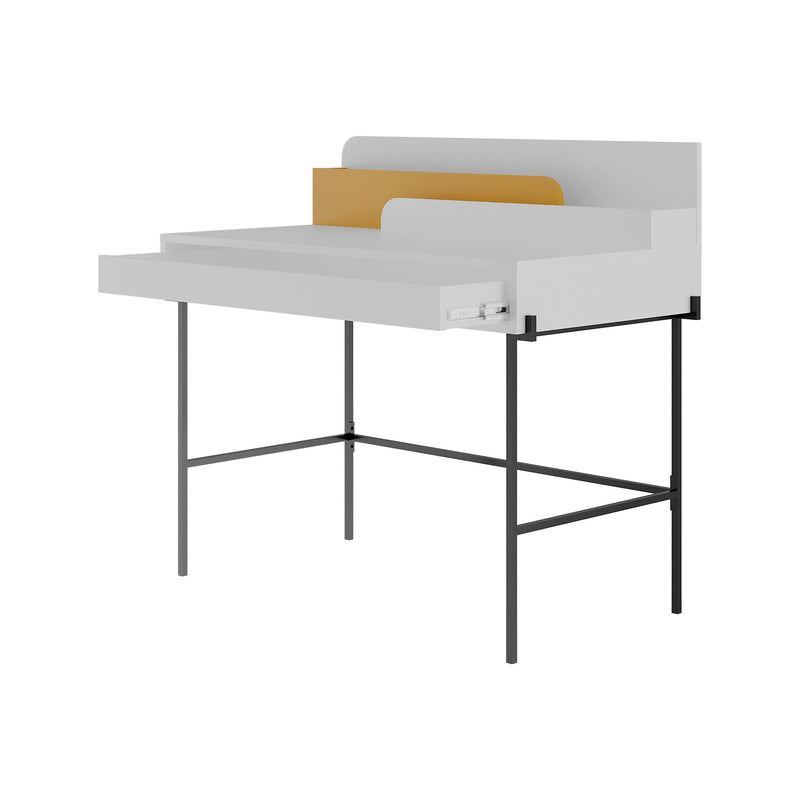 Leila Modern Desk Multipurpose Study Modern Desk Width 110cm