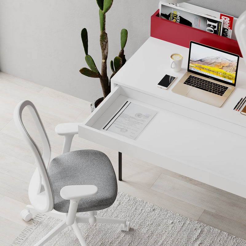 Leila Modern Desk Multipurpose Study Modern Desk Width 110cm
