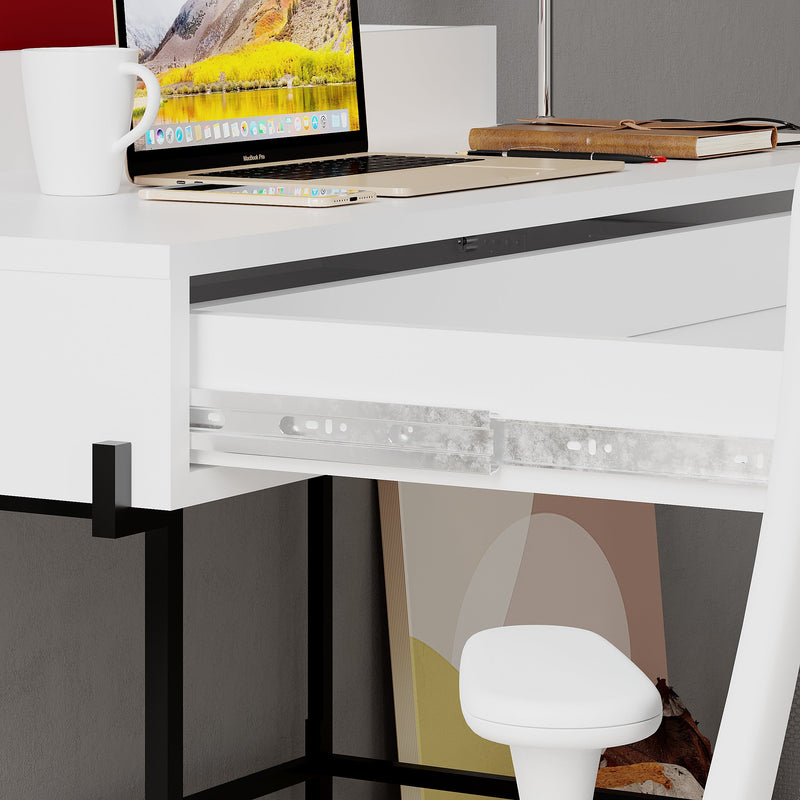 Leila Modern Desk Multipurpose Study Modern Desk Width 110cm