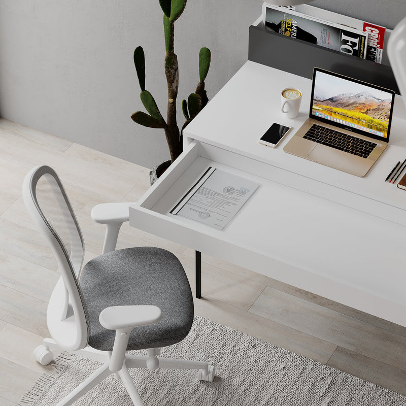 Leila Modern Desk Multipurpose Study Modern Desk Width 110cm