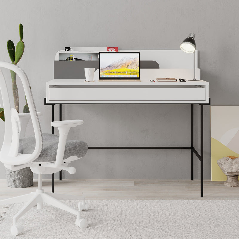 Leila Modern Desk Multipurpose Study Modern Desk Width 110cm