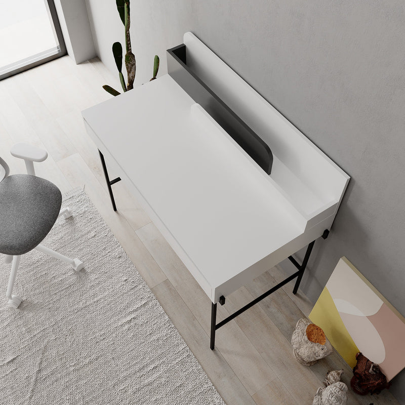 Leila Modern Desk Multipurpose Study Modern Desk Width 110cm