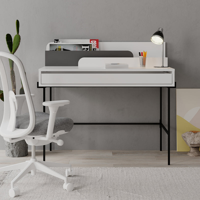 Leila Modern Desk Multipurpose Study Modern Desk Width 110cm