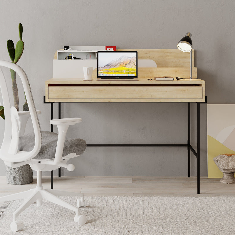 Leila Modern Desk Multipurpose Study Modern Desk Width 110cm