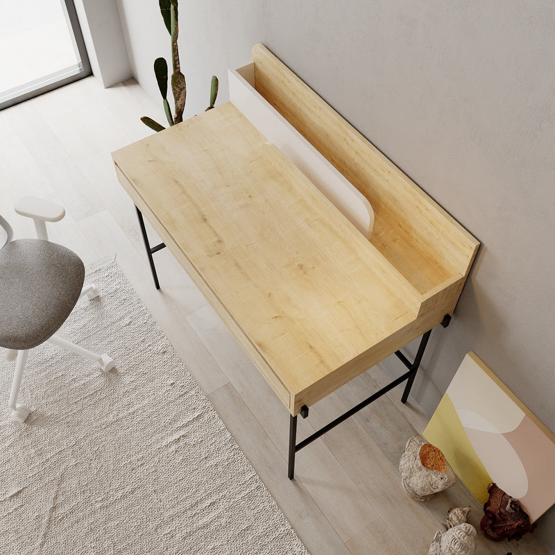 Leila Modern Desk Multipurpose Study Modern Desk Width 110cm