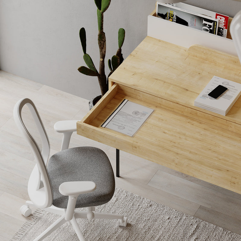 Leila Modern Desk Multipurpose Study Modern Desk Width 110cm