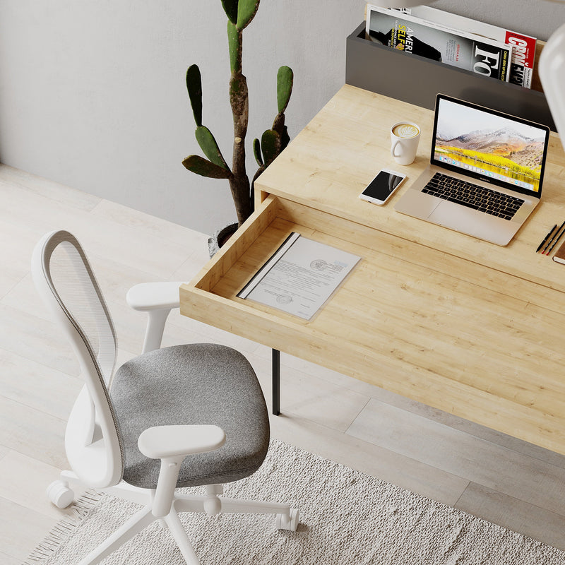 Leila Modern Desk Multipurpose Study Modern Desk Width 110cm