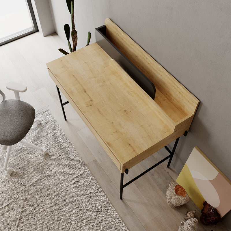 Leila Modern Desk Multipurpose Study Modern Desk Width 110cm