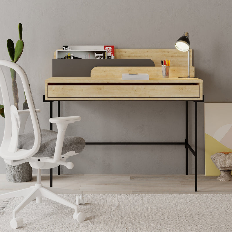 Leila Modern Desk Multipurpose Study Modern Desk Width 110cm