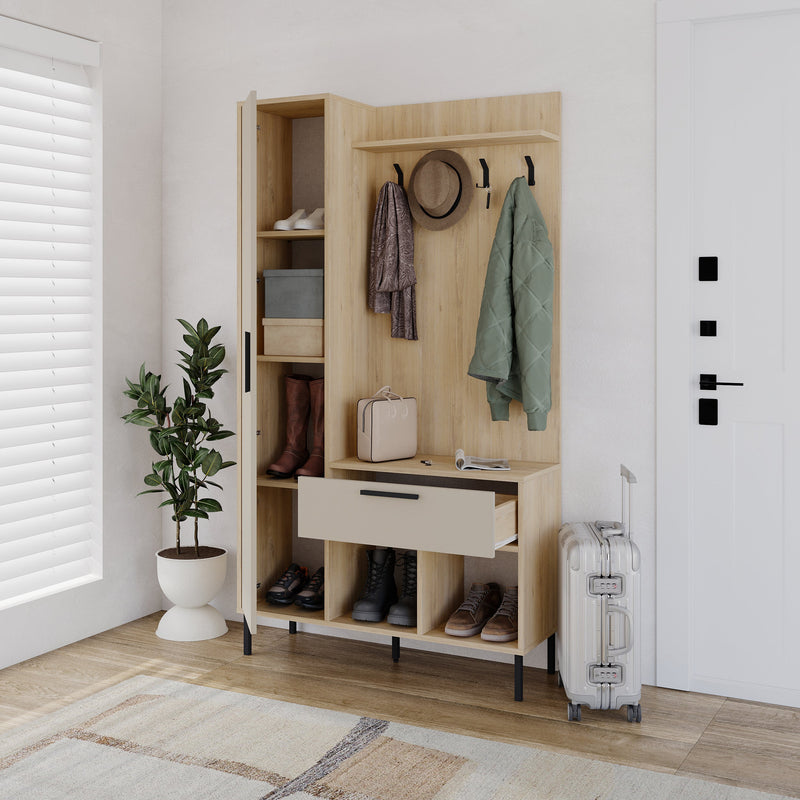 Acton Hall Stand with Shoe Storage