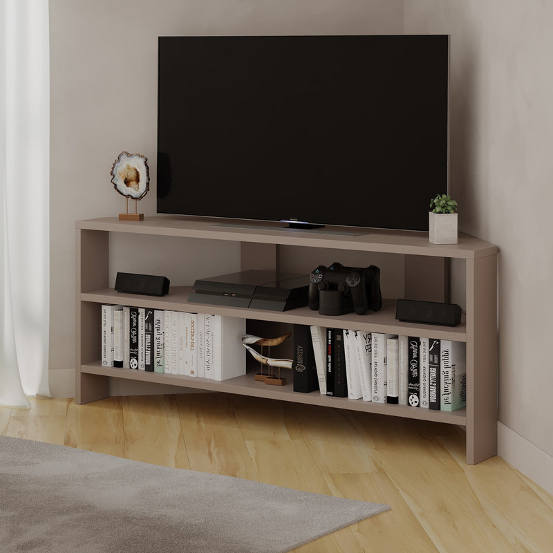 Thales Corner Modern TV Stand Multimedia Centre Corner 110cm