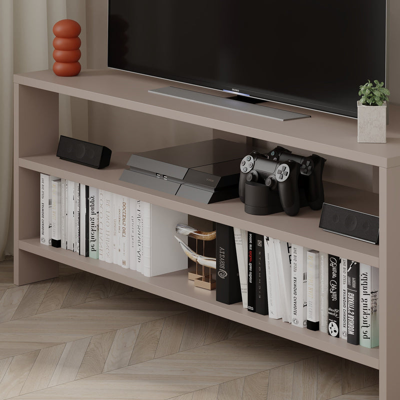 Thales Corner Modern TV Stand Multimedia Centre Corner 110cm