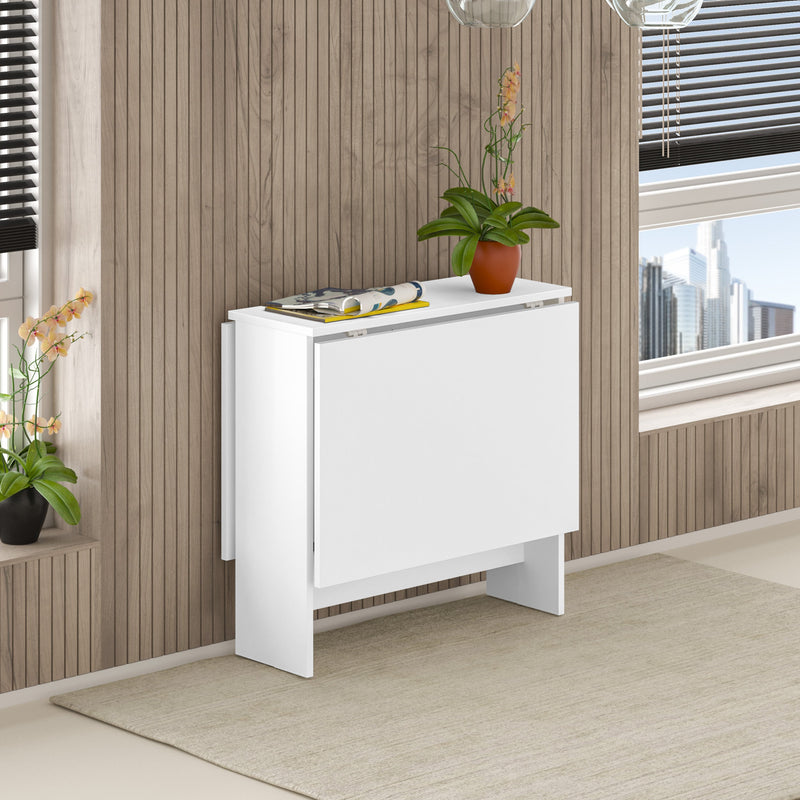 Artemio Dining Table – Foldable – White Finish