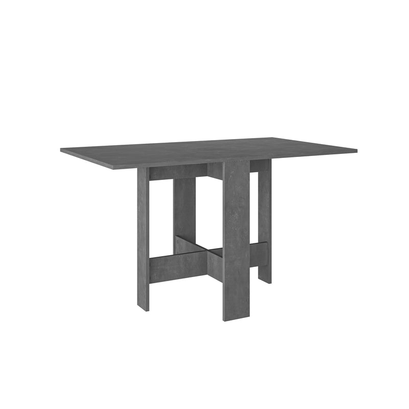 Artemio Dining Table – Foldable – Retro Grey Finish