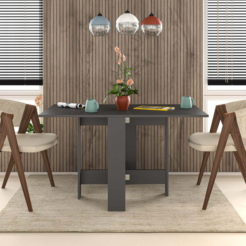 Artemio Dining Table – Foldable – Anthracite Finish