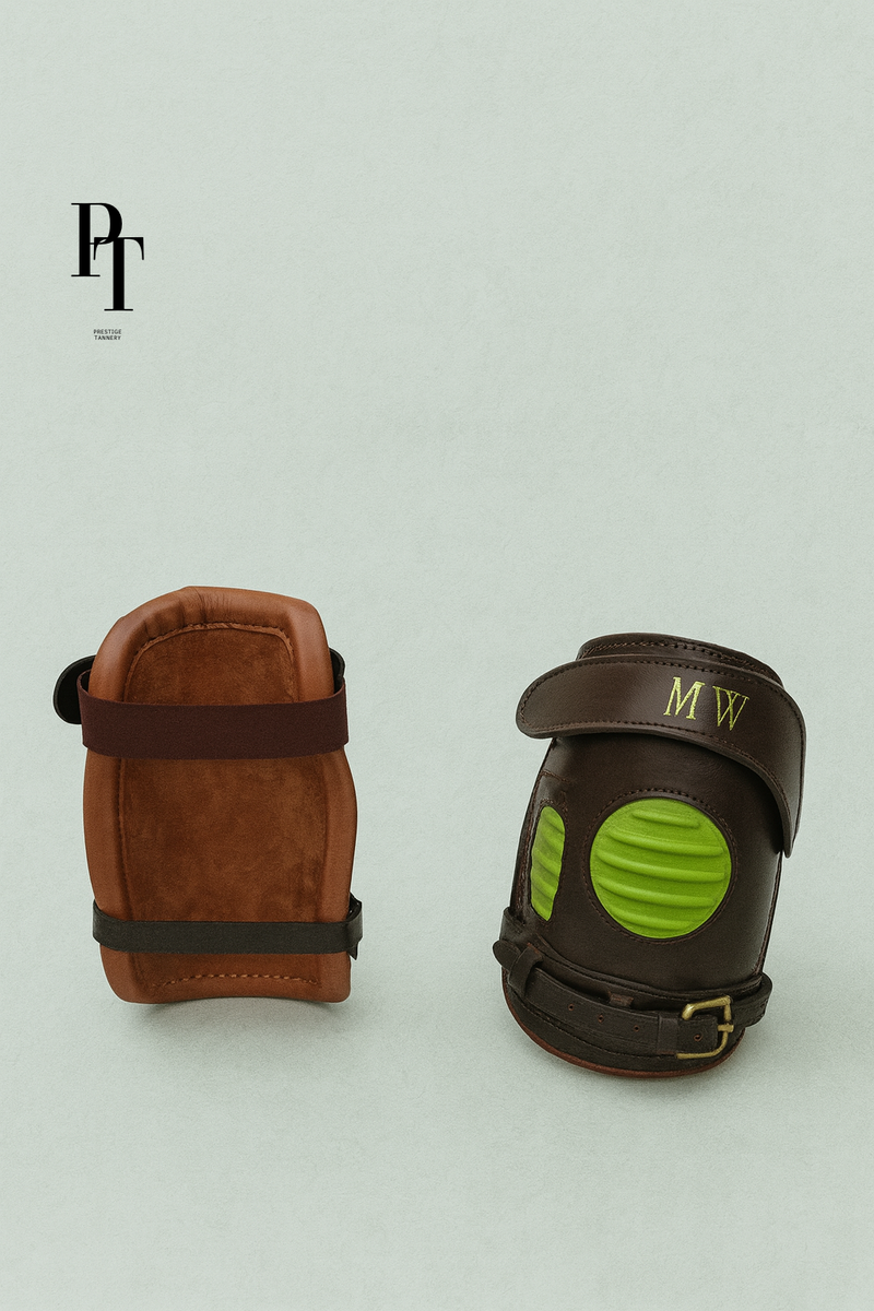 Prestige Tannery Pro Leather Knee Guards