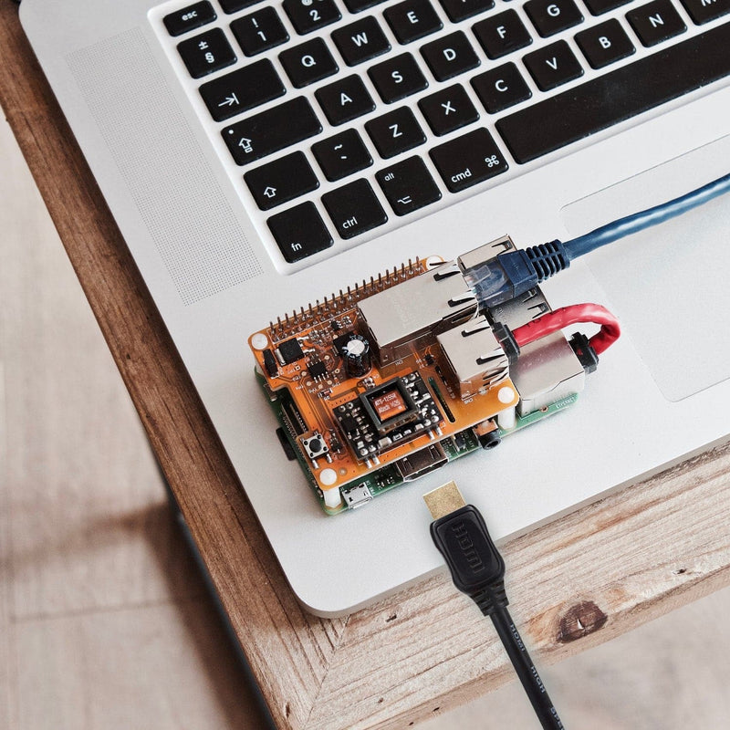 Maplin HDMI to Mini HDMI 4K Ultra HD Cable with Gold Connectors - Black, 1m