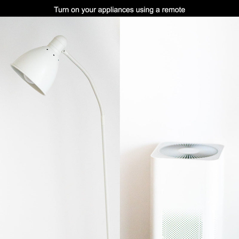 Maplin ORB RF Remote Controlled Mains Plug Sockets Set Version S2 - 3 Pack, White