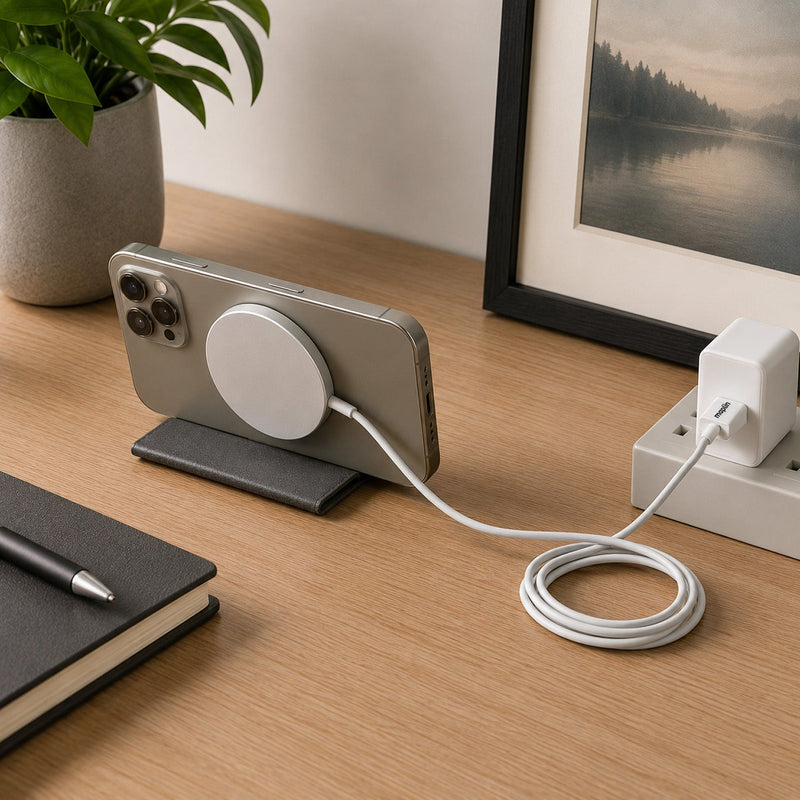 Maplin Magnetic USB-C 15W Wireless Charger