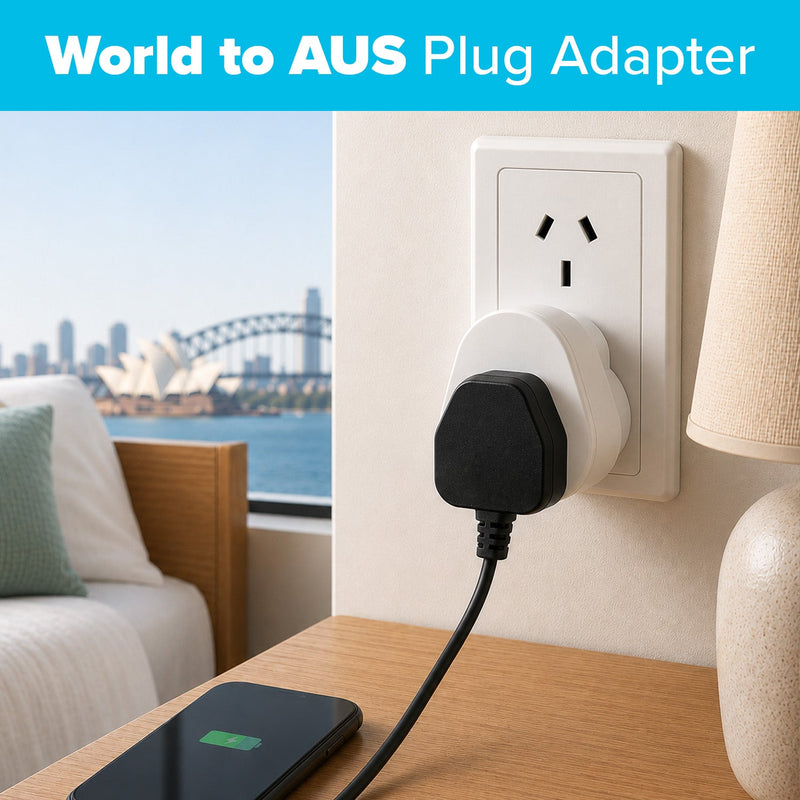 Maplin AU Plug to Worldwide Socket Travel Adapter Plug
