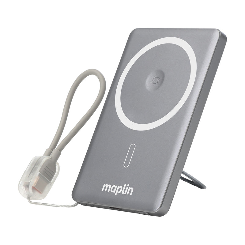 Maplin 5000mAh USB-C MagSafe Wireless Power Bank