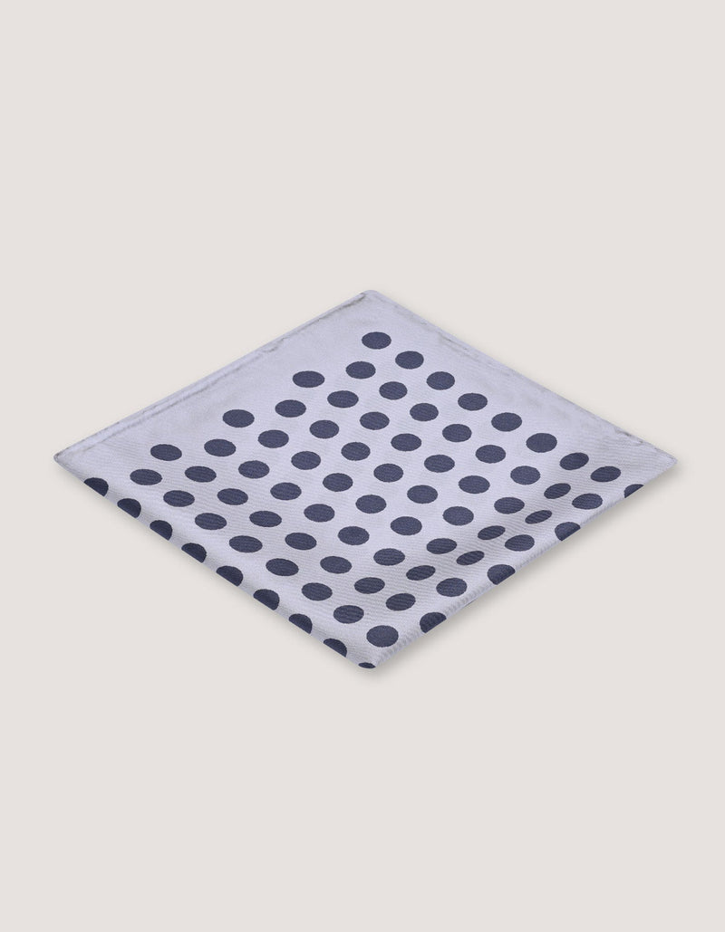 Light Lilac Dotted Silk Pocket Square
