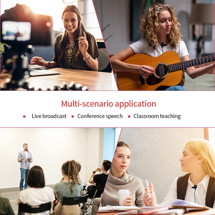 YICHUANG YC-VM20 3.5mm Port Video Recording Omnidirectional Lavalier Microphone, Cable Length: 6m, YC-VM20