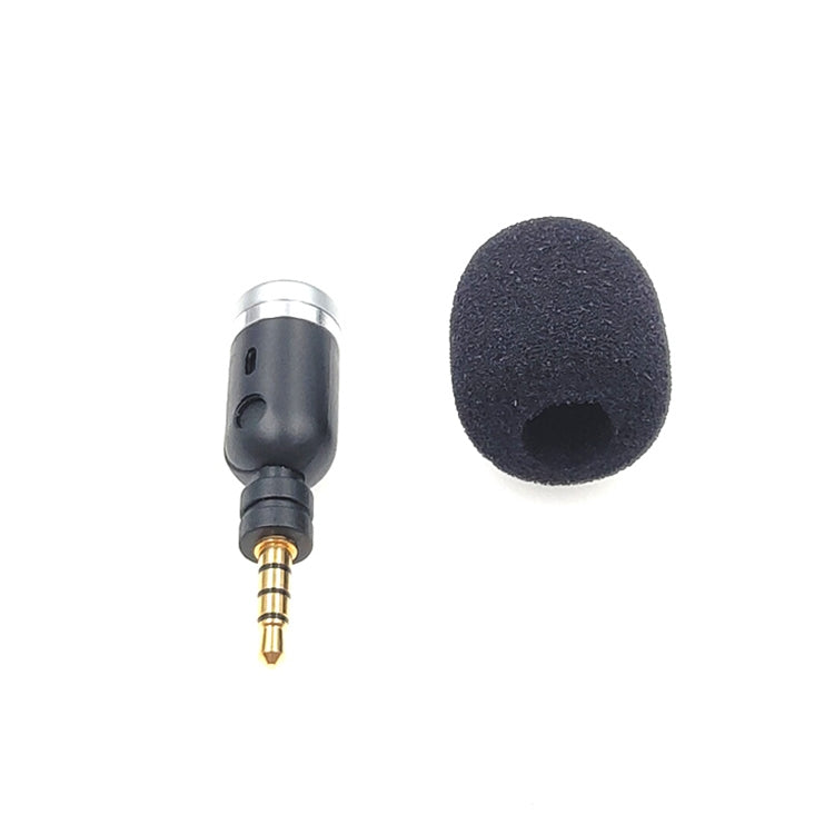 MK-5 4 Level Pin 3.5mm Gold Plated Plug Live Mobile Phone Tablet Laptop Mini Bend Microphone, 4 Level Pin