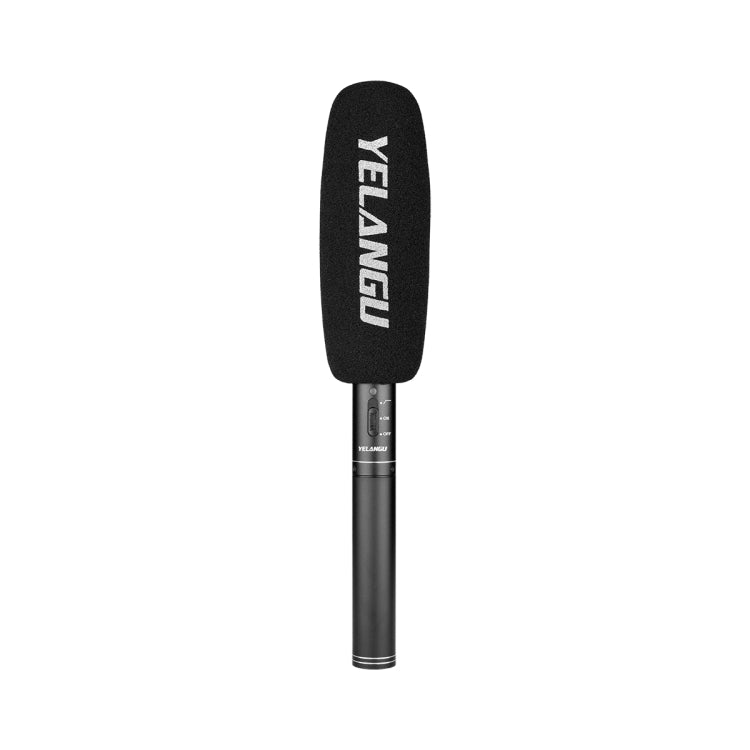 YELANGU YLG9933A MIC07 Professional Interview Condenser Video Shotgun Microphone with 6.5mm Audio Adapter & 3.5mm RXL Audio Cable