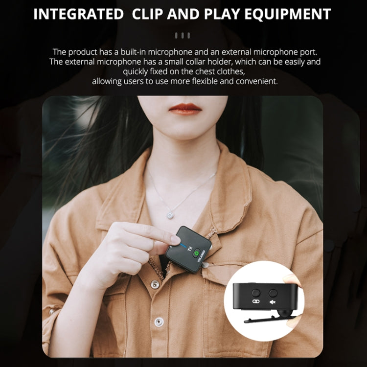 YELANGU MX5S Dual-Channel 2.4GHz Wireless Microphone System with 2 Transmitters and Receiver