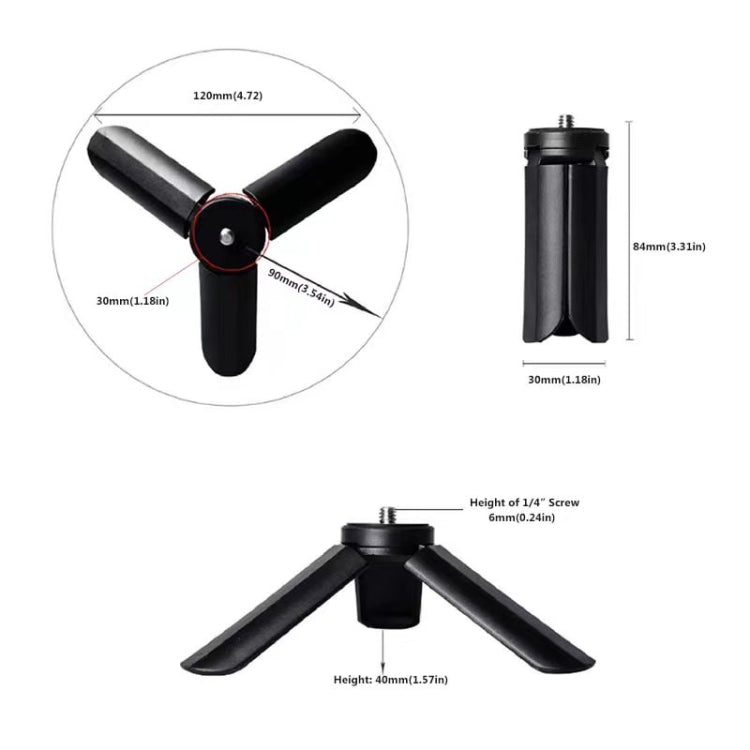 LUXCeO Portable Folding Plastic Tripod, Tripod