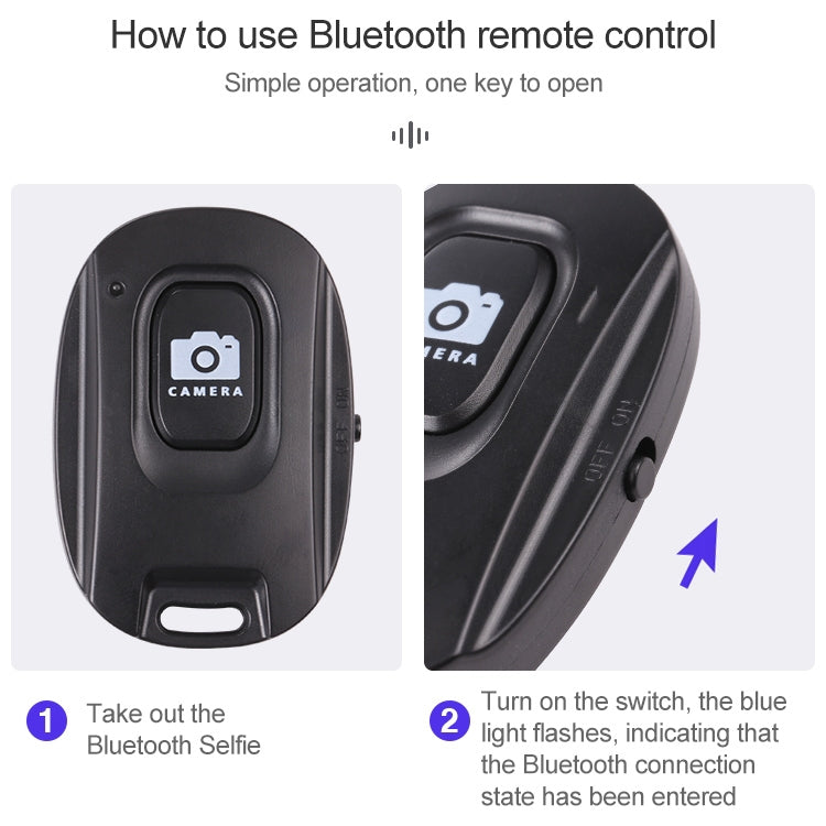 Wireless Bluetooth One-button Selfie, One-button