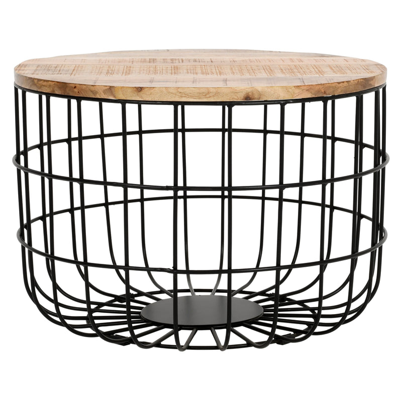 Merlin Mango Wooden Wire Coffee Table