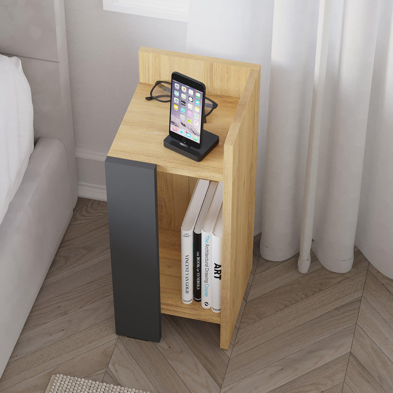 Elos Modern Bedside Table Right Module 25cm Narrow