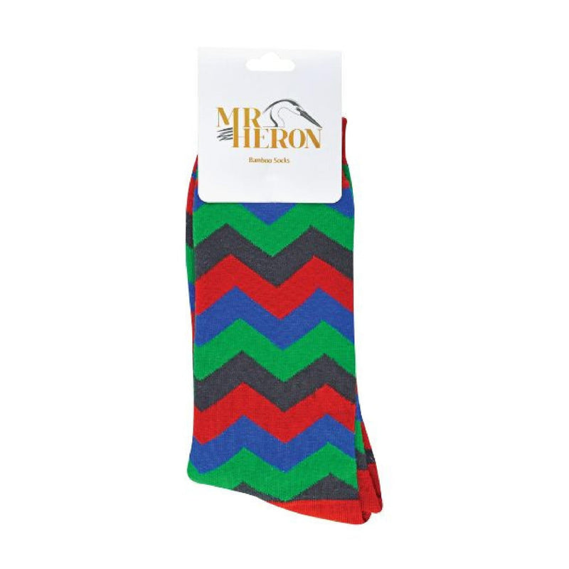 1 Pack Mens Novelty Patterned Bamboo Socks